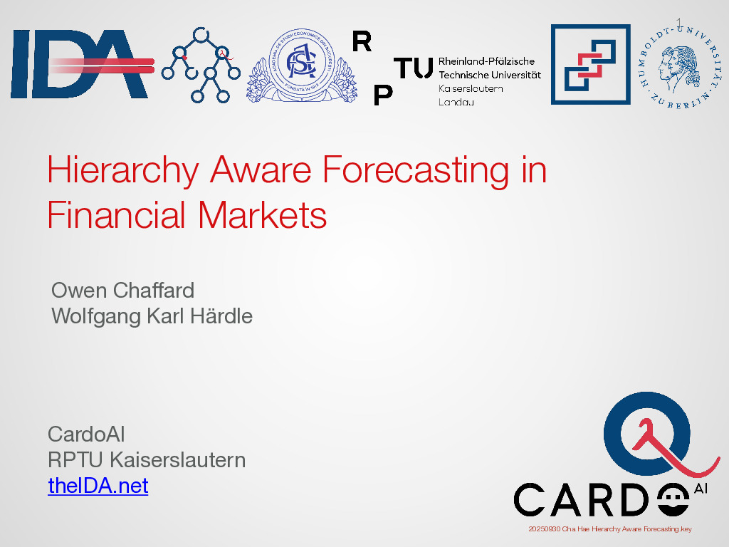 Preview for Hierarchy Aware Forecasting in Financial Markets